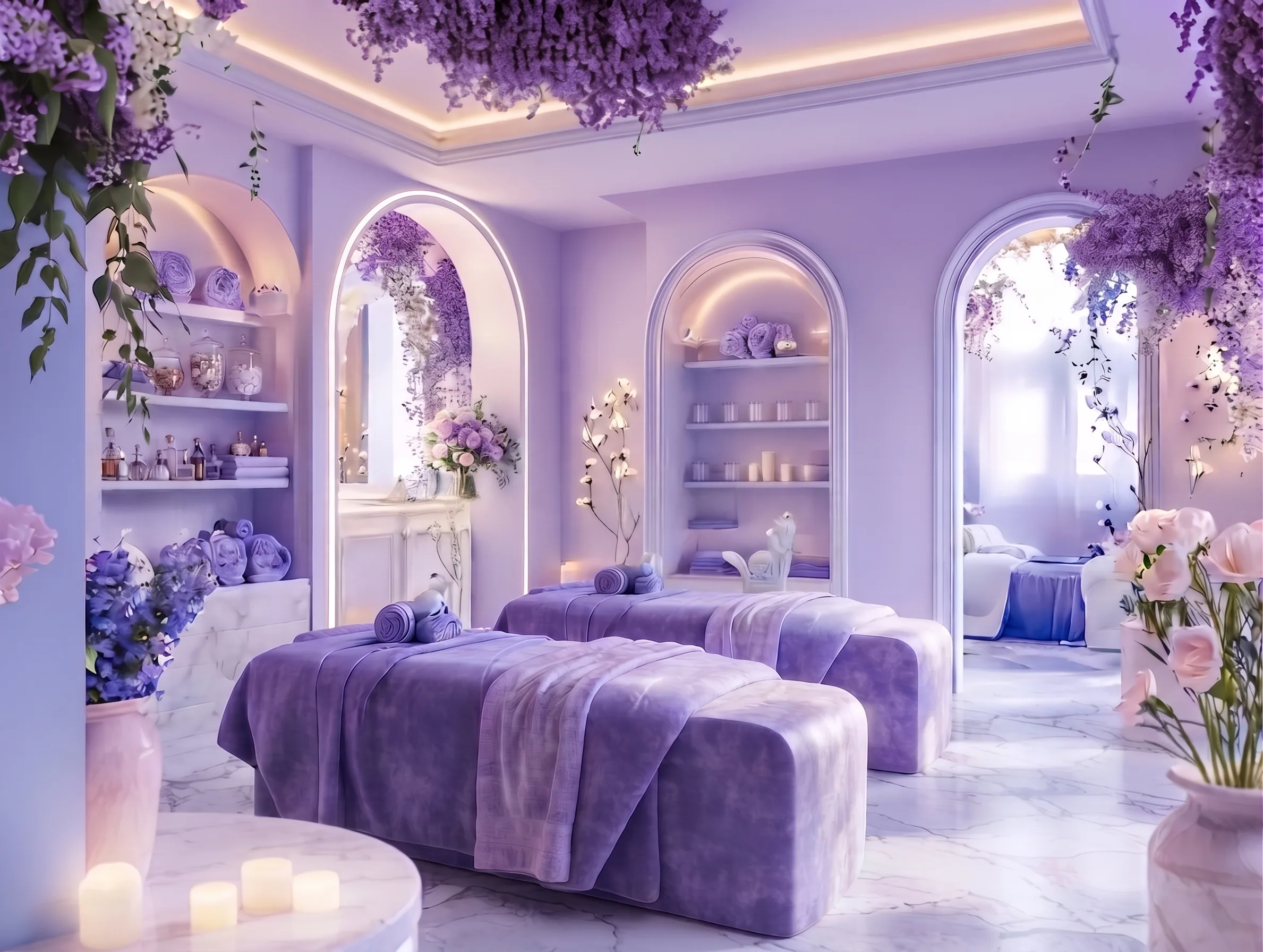 Inside a Lavender Studio treatment room