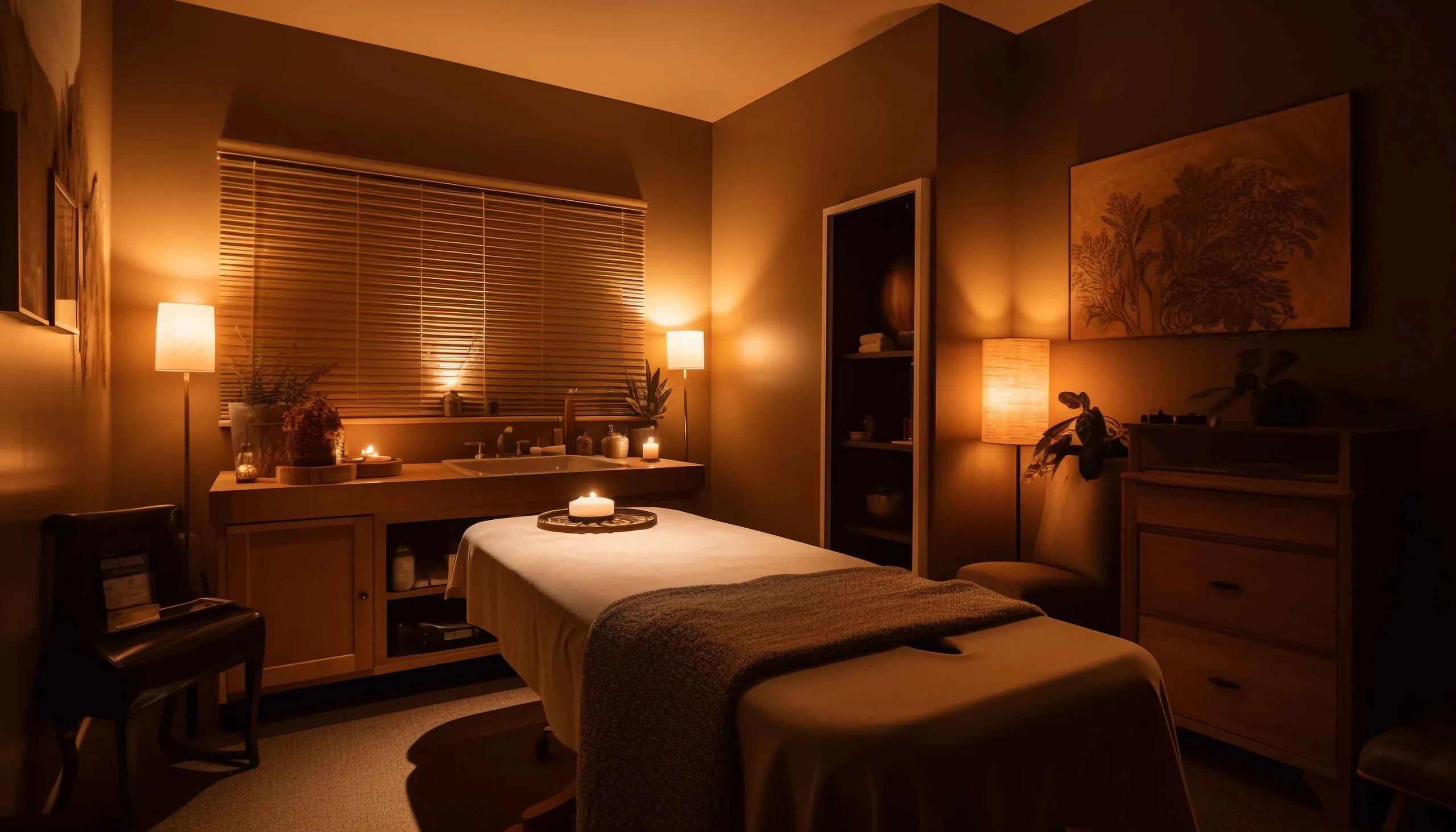 Treatment room at Lavender Studio in Meyersdal, Alberton