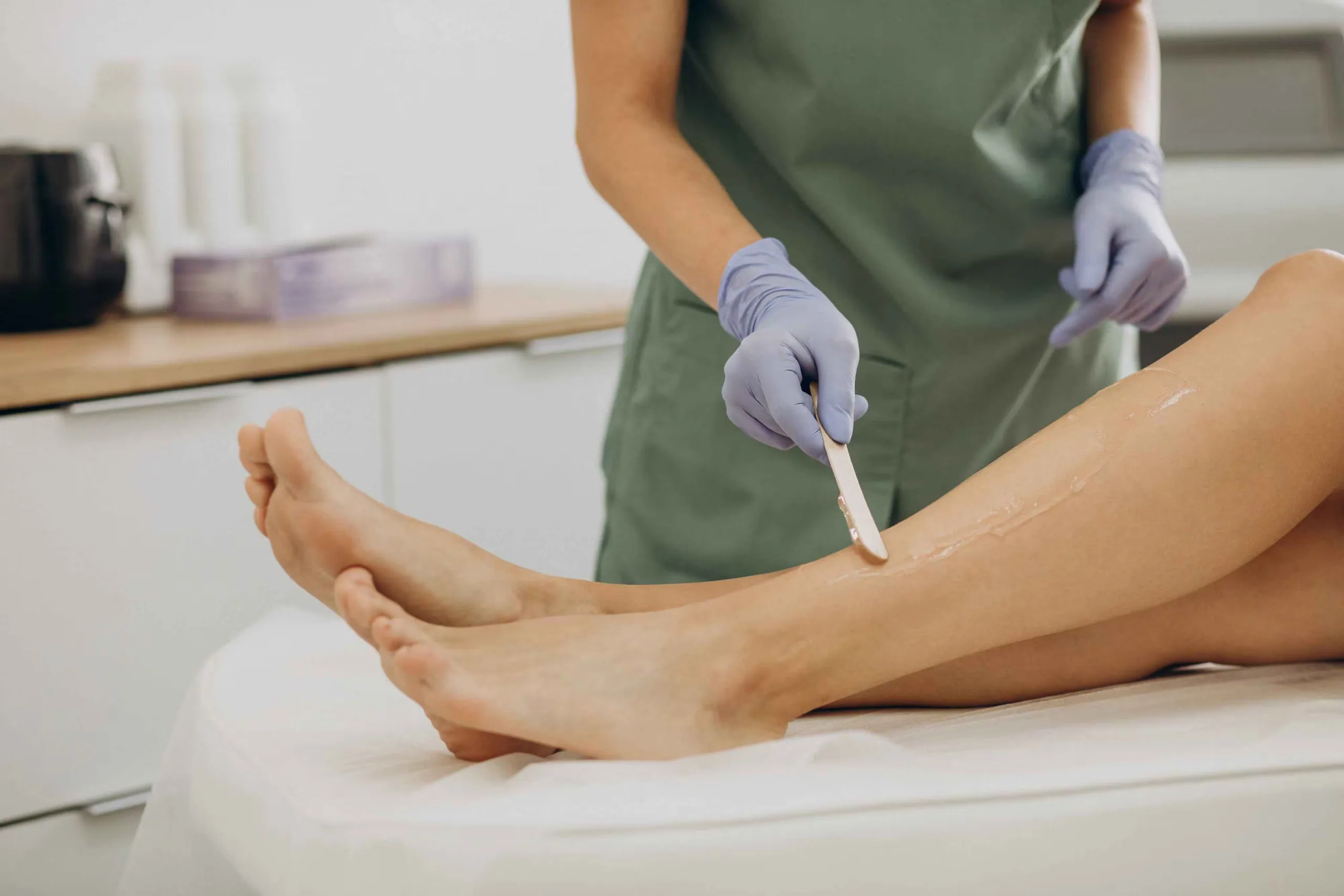 Waxing and hair removal treatment at Lavender Studio
